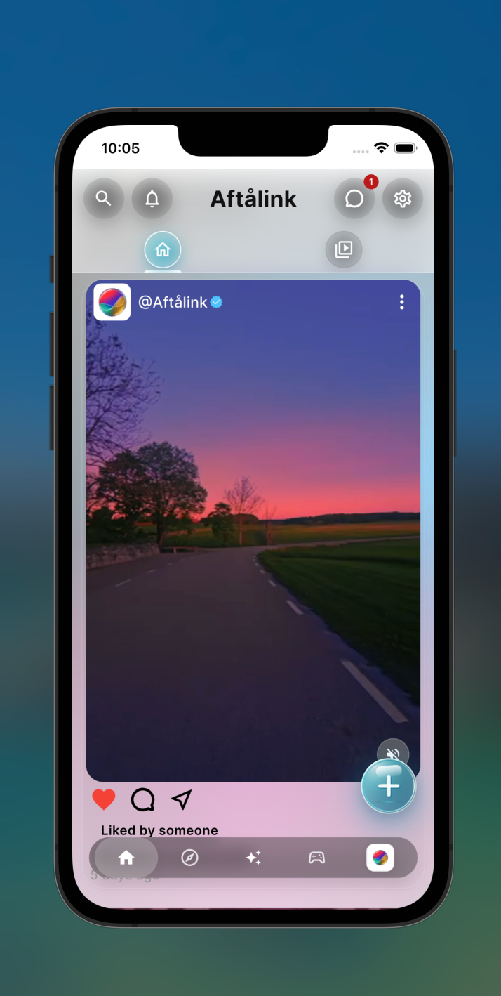 Aftålink app preview